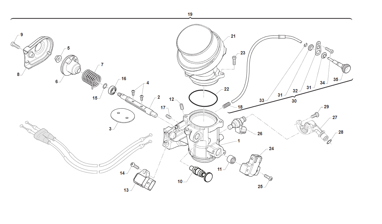 4T 250 FI EN 2026 - MOTORE - CORPO FARFALLATO